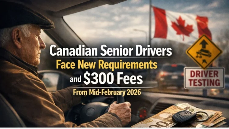 Canadian Senior Drivers Face New Requirements and $300 Fees From Mid-February 2026