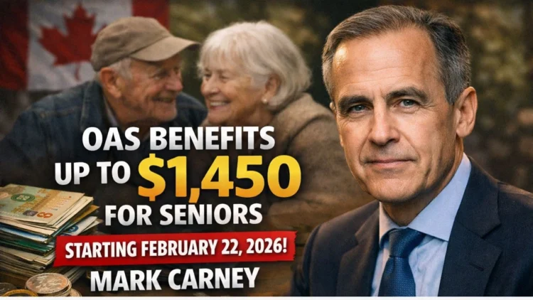 OAS Benefits Rise to as Much as $1,450 for Seniors From February 22, 2026