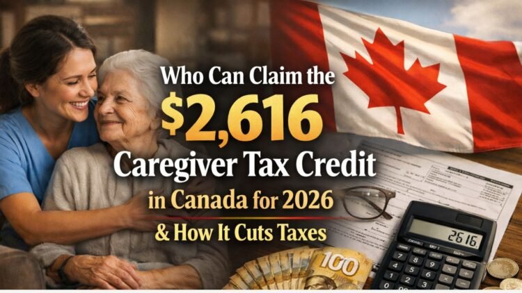 Who Can Claim the $2,616 Caregiver Tax Credit in Canada for 2026 and How It Cuts Taxes
